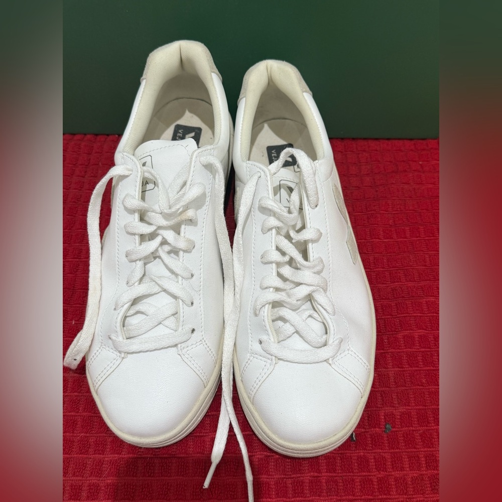 Veja - URCA CWL White/ Natural Leather Sneakers Women's Size US 9.5 - Picture 3 of 9
